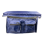 Накладка сумка на лодочную лавку (банку) синяя 70 см